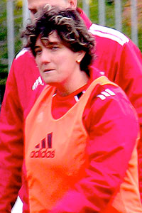 Lévay Andrea als coach in 2012.