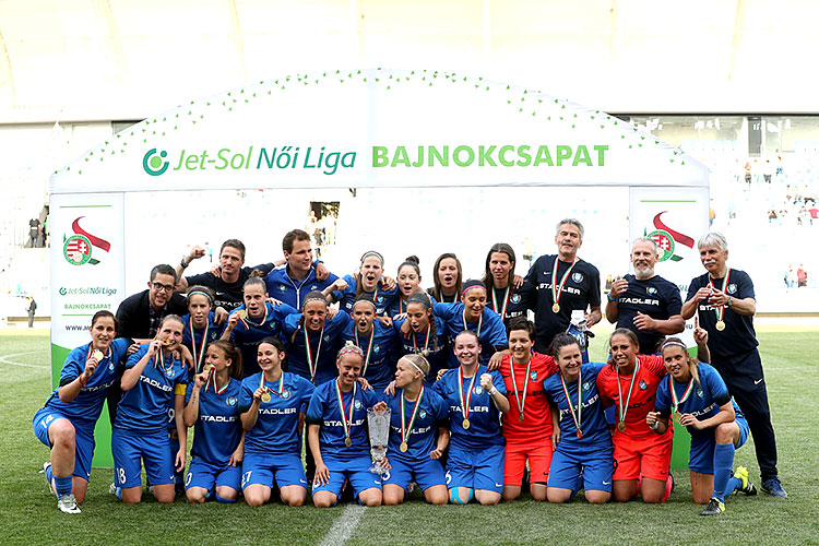 MTK Hungária FC kampioen van Hongarije 2016-2017.