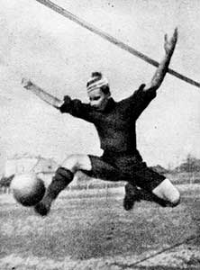 Miltiades Manno als voetballer.