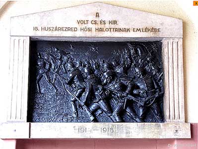 Een memoriam voor de Hongaarse Huzaren. 