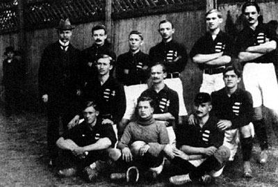 De Hongaarse ploeg op 2-5-1909.