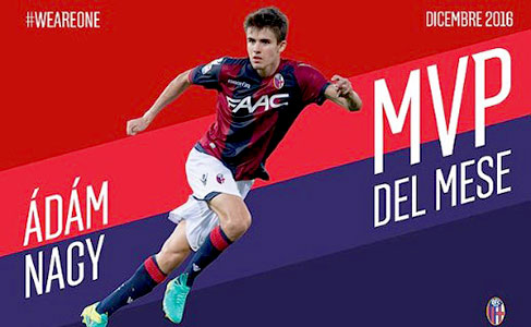 'Most valuable player of Bologna in December 2016'