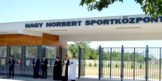 Het vernieuwde Nagy Norbert Sportközpont.