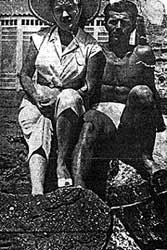 István met zijn echtgenote in Rome. 