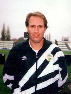 Nyilasi Tibor trainer van Ferencváros. 