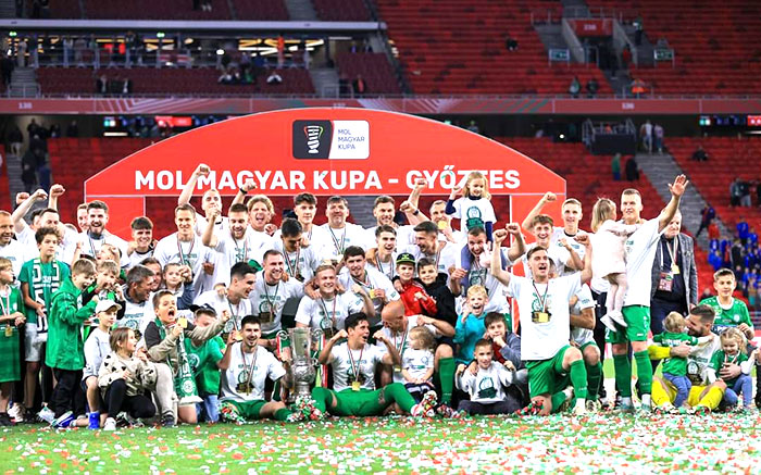 Paksi FC winnaar Beker van Hongarije mannen 2023-2024.