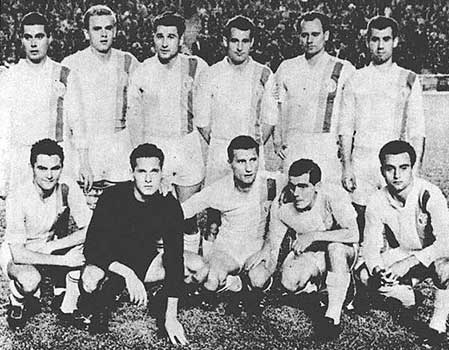 Het team van Vasas SC 1961-62