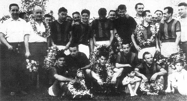 Het team van Csepel SC 1958-59