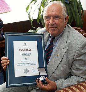 Toen Palotai 70 jaar (2005) werd ontving hij nog een sportdiploma.