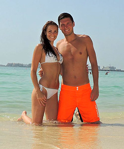 Pinter Ádám en zijn vriendin Zeller Zita (juli 2013)...