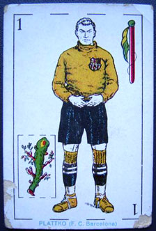 Plattkó Ferenc speelkaart.