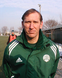 Pölöskei Gábor, assistent-coach bij Ferencvárosi TC...