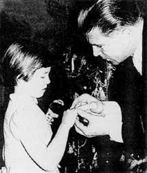 Ferenc en zijn dochtertje Anikó