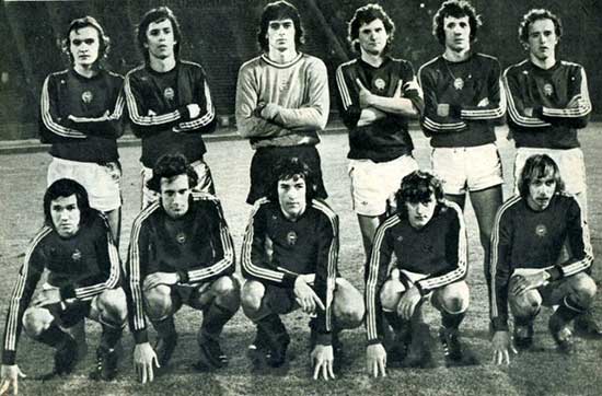 Hongarije - Argentinië 27-3-1976 (2-0).