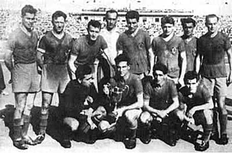 Het team van Budapesti Vasas SC 1955