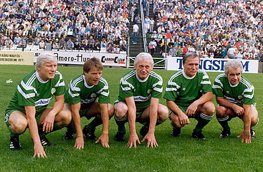 Een paar Ferencváros legenden bij elkaar