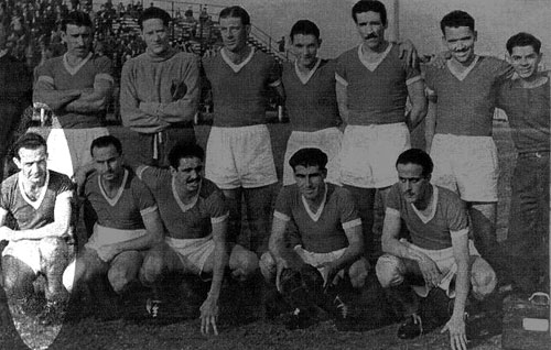 Sas Ferenc met de Argentinos Juniors 1943.