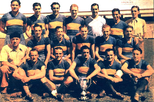 Boca Juniors kampioen 1940 met Sas Ferenc.