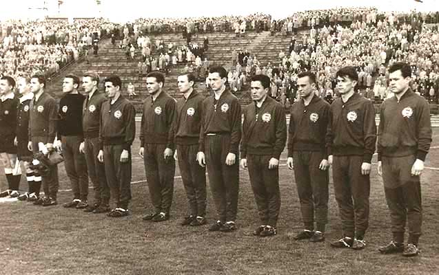 Hongarije - Tsjecho-Slowakije 26-4-1960 (2-1)