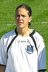 Szabó Boglárka bij Astra Hungaria FC.