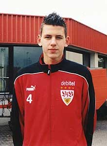 Szalai Ádám bij VfB Stuttgart II...
