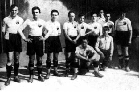 De Roemeense Nationale ploeg voor de Olympische Spelen 1924 in Parijs