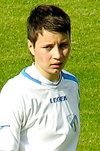 Tóth Alexandra bij Viktória-Szombathely FC...