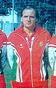 Tóth Ferenc coach vrouwenteam Hongarije.