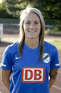 Tóth Gabriella bij 1. FC Lübars.