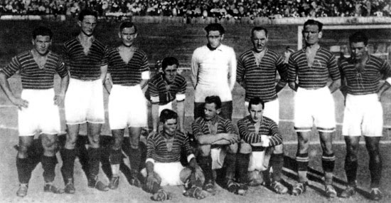 Mitropa Cup winnaar Ferencvárosi TC Budapest 1928.