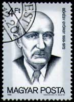Hongaarse postzegel van Békésy György