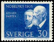 Zweedse postzegel met o.a. Lénárd Fülöp.