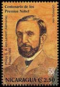 Postzegel uit Nicaragua van Lénárd Fülöp.