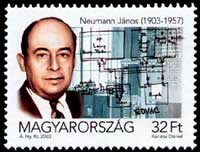 Hongaarse postzegel van NEUMANN János