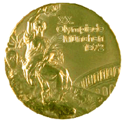 Gouden Olympische medaille.