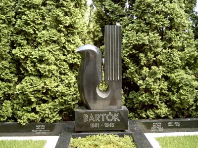 Het graf van Bartók Béla 