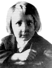 György op 5-jarige leeftijd. 