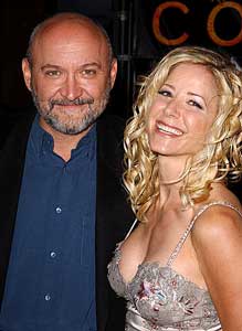 Executive producer Frank Darabont en zijn toenmalige vriendin Julie Richardson.