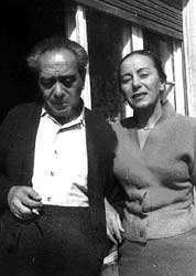 Déry Tibor en Kunsági Mária Erzsébet (Böbe)