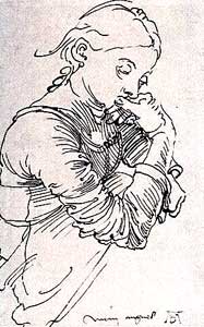 Dürer Alfred's vrouw Agnes.
