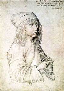 Dürer Alfred, zelfportret 13 jaar.