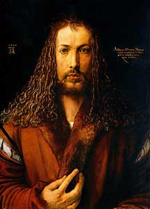 Dürer Alfred, zelfportret (1500).