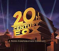 Het logo van het huidige 20th Century Fox.