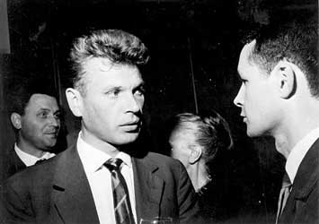 Gaál met Philippe Haudiquet, in Parijs 1964.