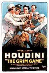 Houdini in n van zijn films, The Grim Game.