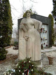 Het graf van Kodály Zoltán op het Farkasréti kerkhof in Budapest. 