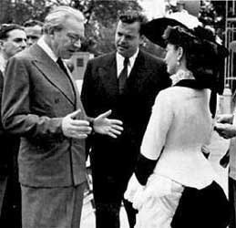 Sir Alexander Korda, samen met Orson Welles en Vivian Leigh