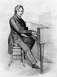 Liszt op 13-jarige leeftijd. 