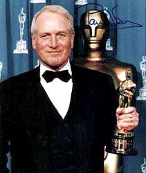 1987: Paul Newman met de meer dan welverdiende Oscar.