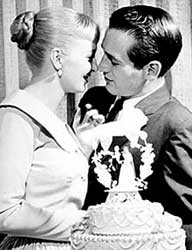 Paul Newman met zijn echtgenote Joanne Woodward.